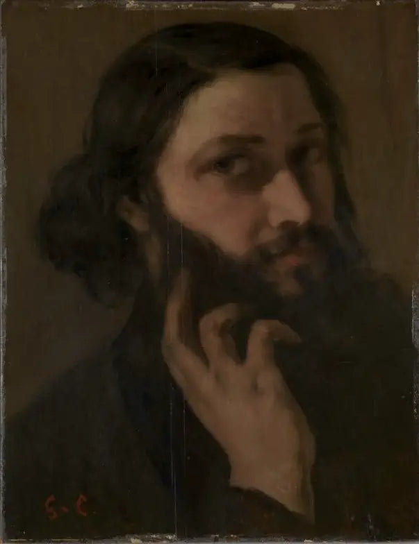 Selvportræt - Gustave Courbet