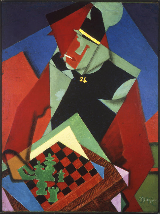 Soldat ved et skakspil – Jean Metzinger (1914–1915)
