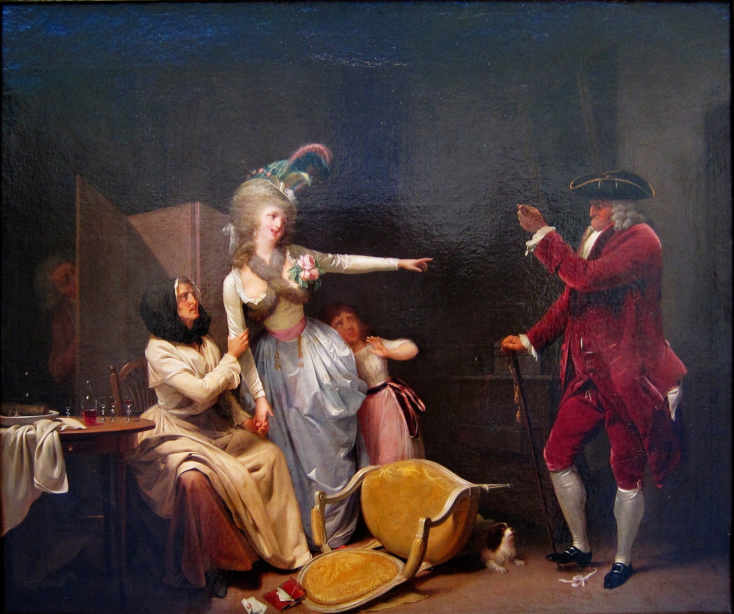 Den jaloux elsker - Louis-Léopold Boilly