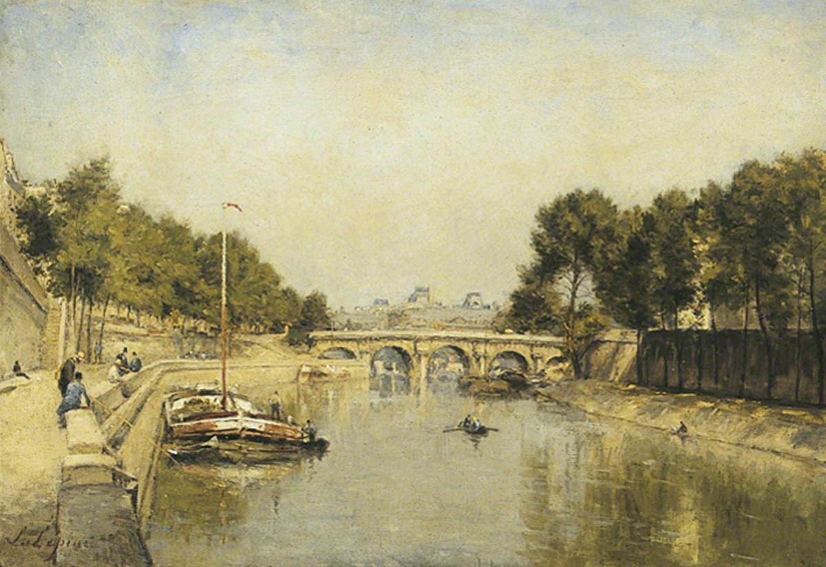 Les bords de la Seine - Stanislas Lépine - Alpha Reproduction