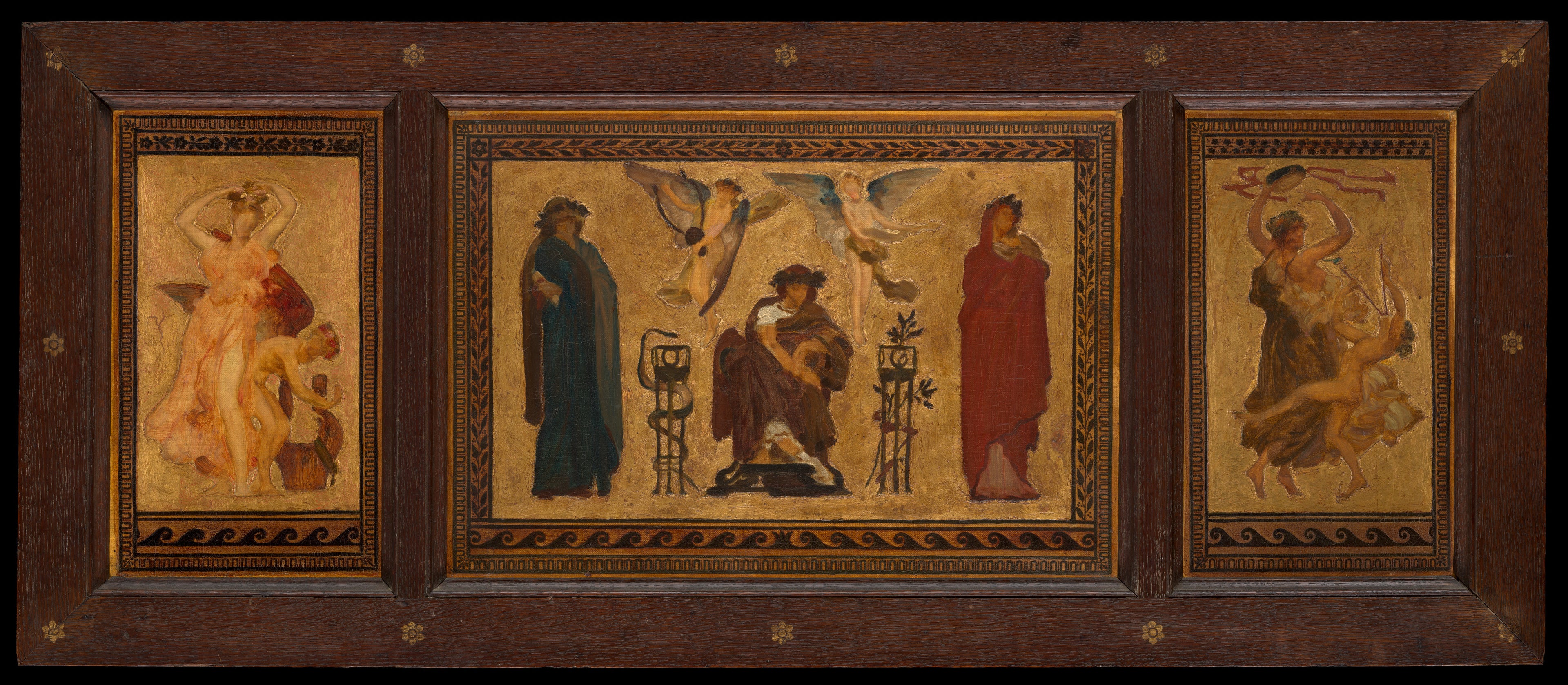 Étude pour le plafond de la salle de musique Marquand - Frederic Leighton