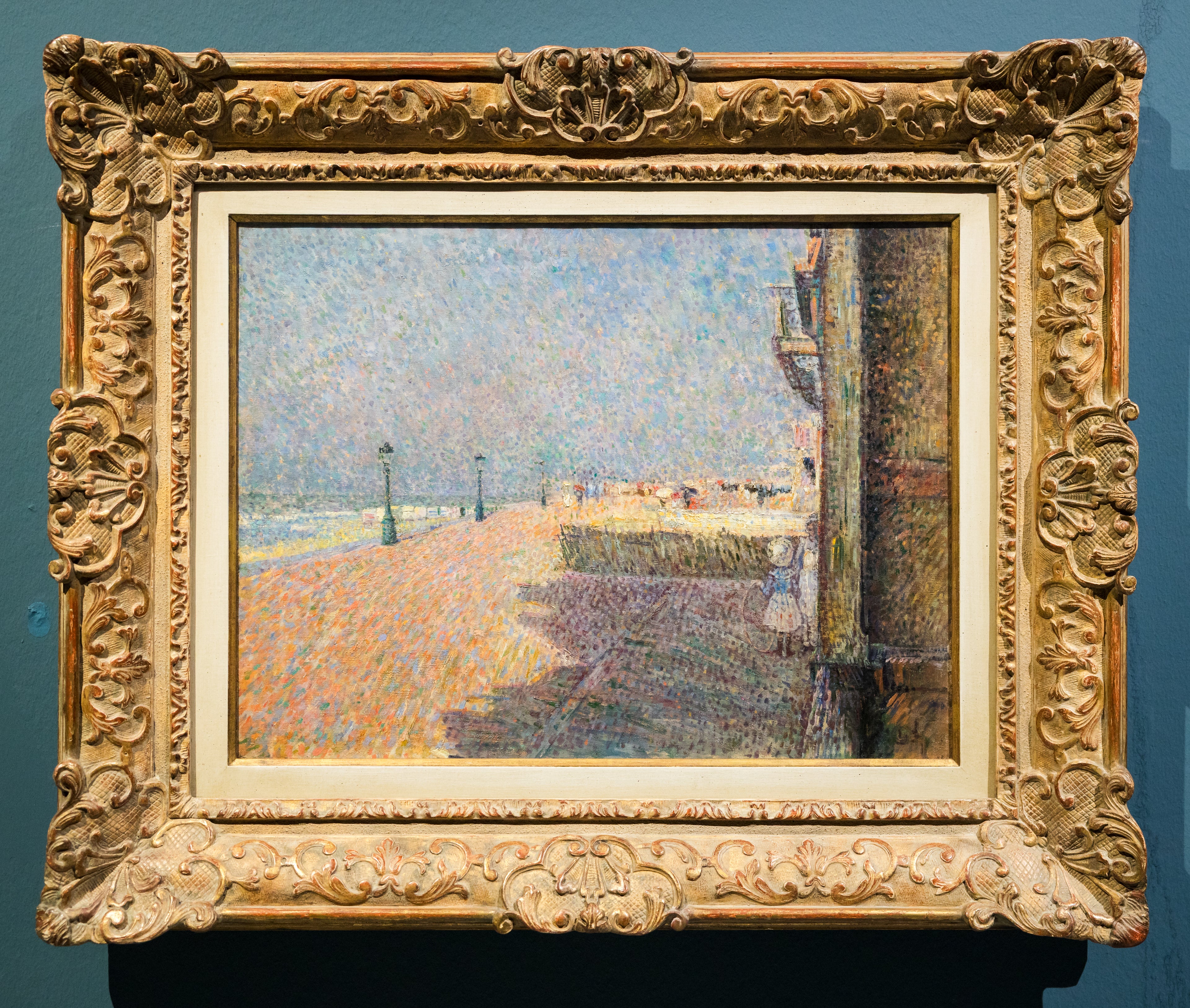 På moleen (Stranden ved Ostende) - Georges Lemmen