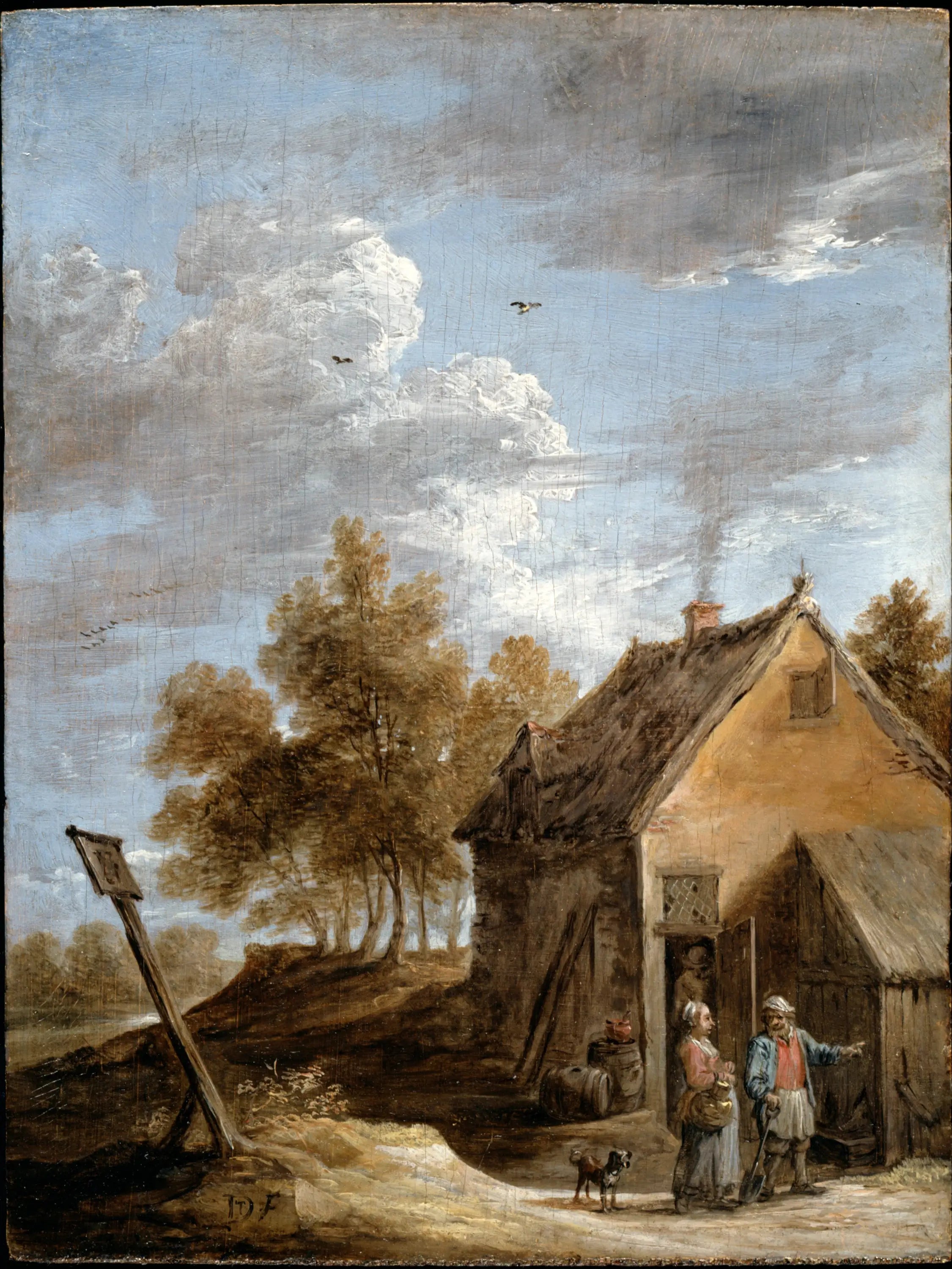 Un chalet - David Teniers le Jeune - Alpha Reproduction