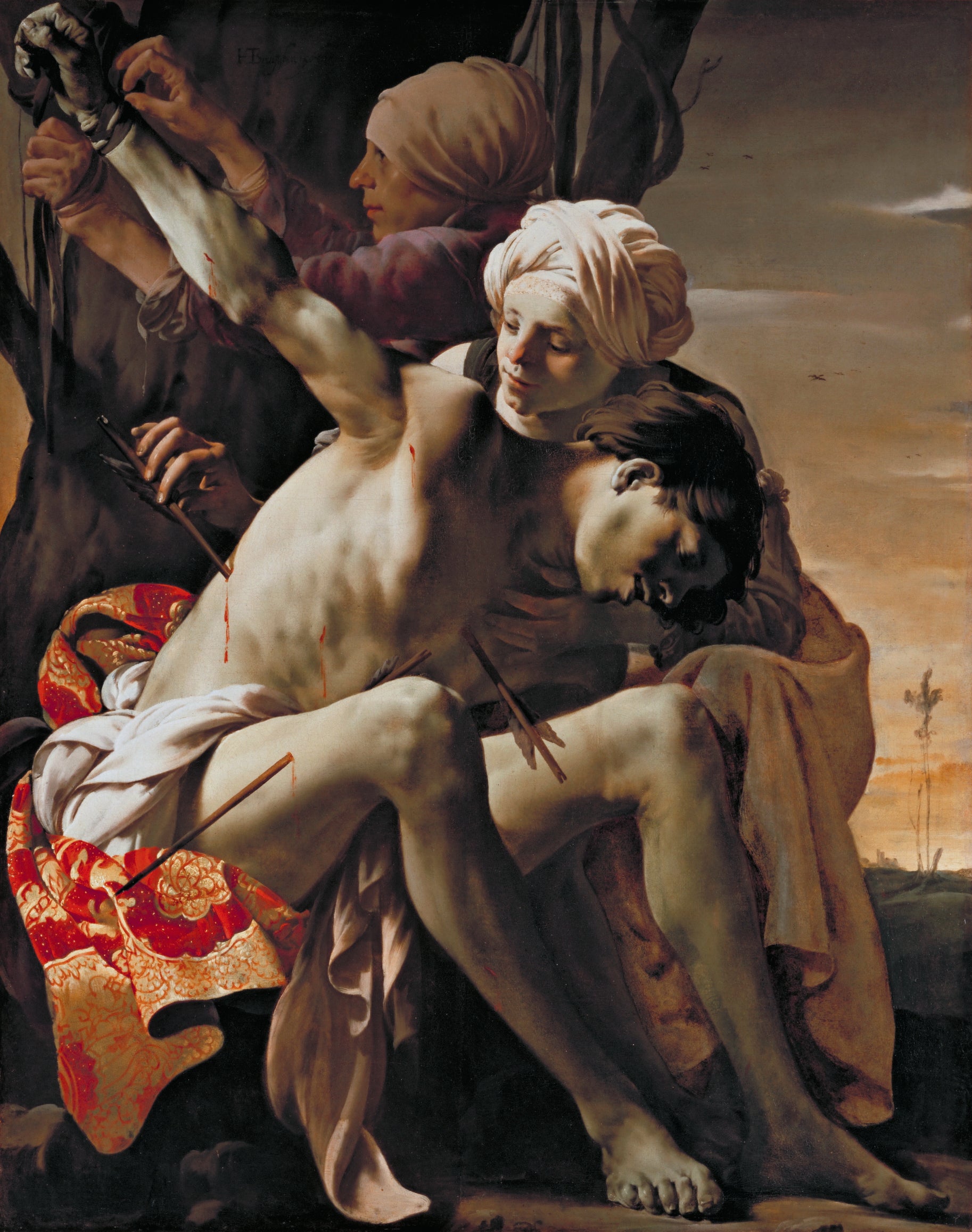 Saint Sébastien soigné par Irène - Hendrick ter Brugghen