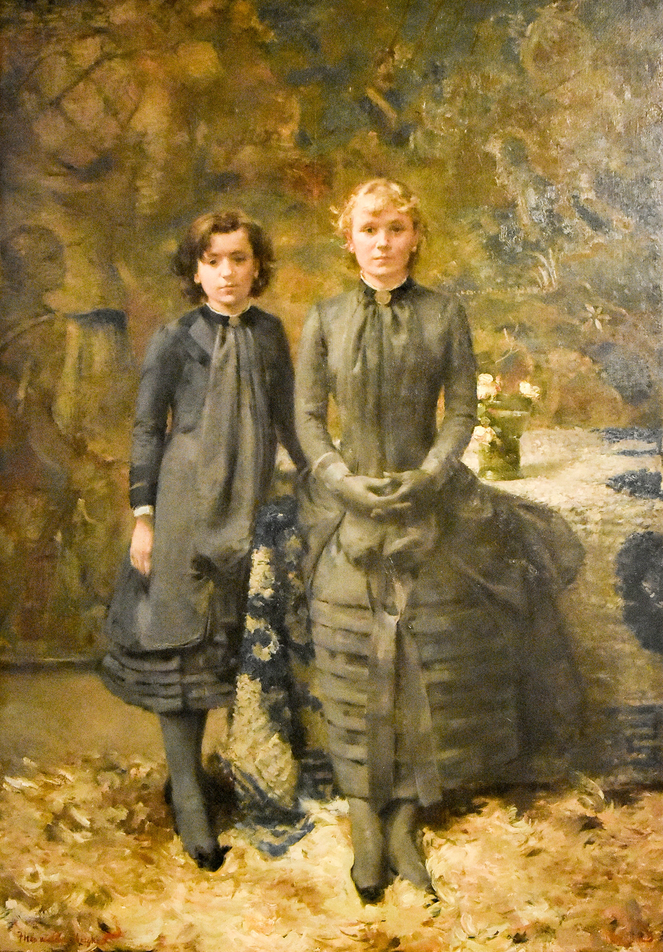 Les soeurs du peintre Schlobach - Théo van Rysselberghe - Alpha Reproduction