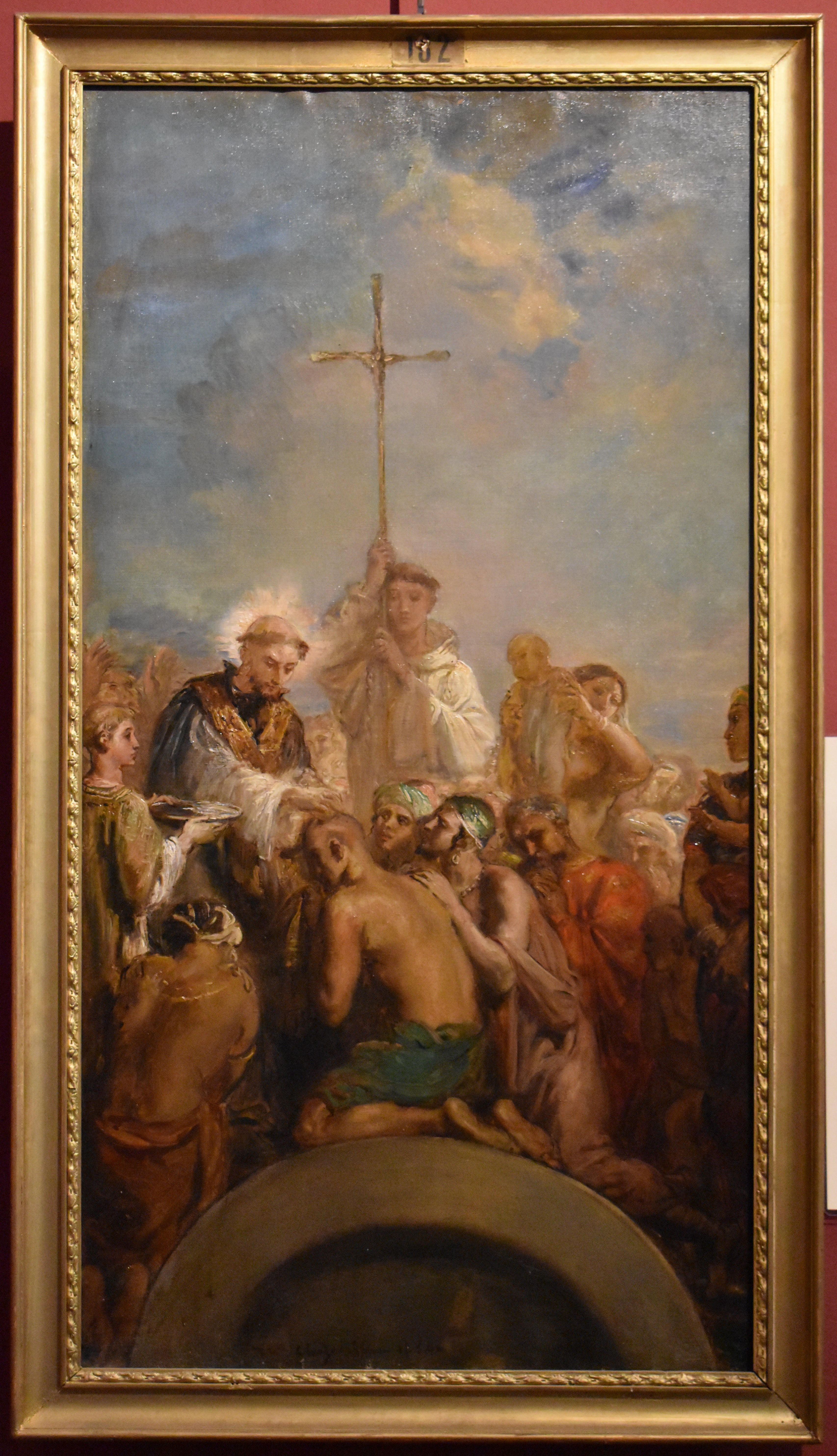 Saint François Xavier baptisant les Indiens - Théodore Chassériau - Alpha Reproduction