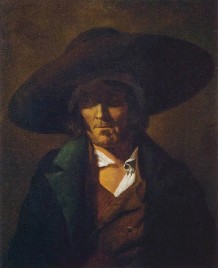 Portræt af mand - Théodore Géricault