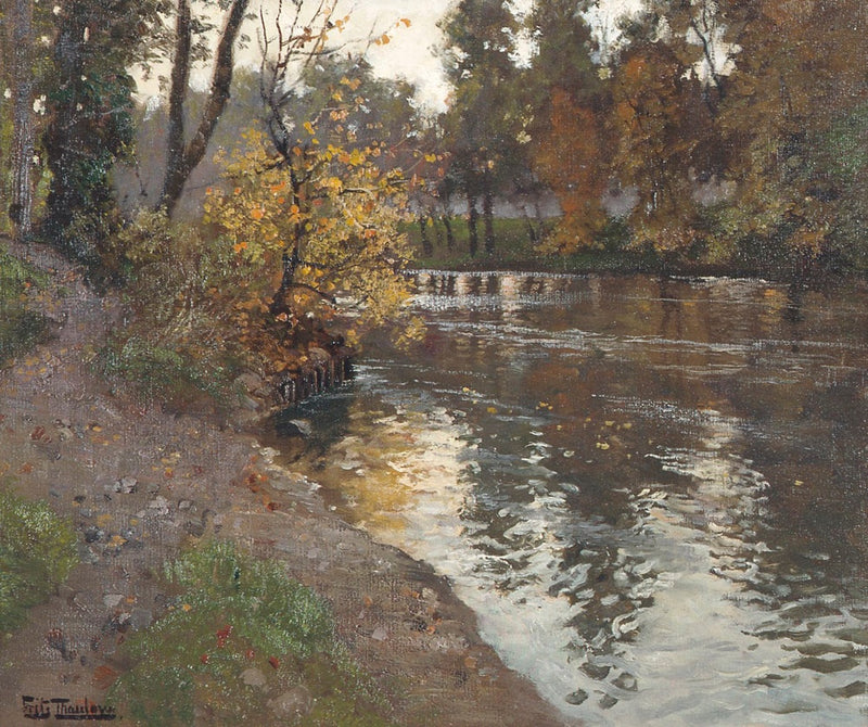 Landskab - Frits Thaulow