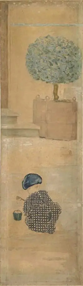 Barnet ved sandkassen - Pierre Bonnard