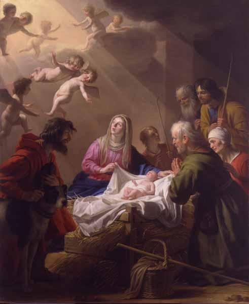 L’Adoration des bergers - Gerrit van Honthorst - Alpha Reproduction