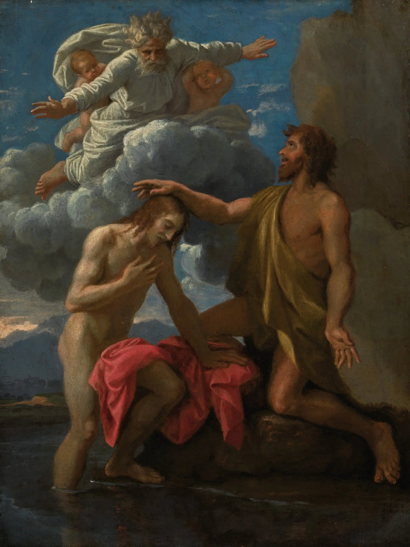 Dåben af Kristus - Nicolas Poussin