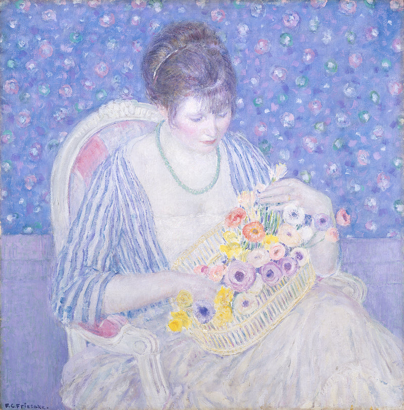 Blomsterkurv - Frederick Carl Frieseke