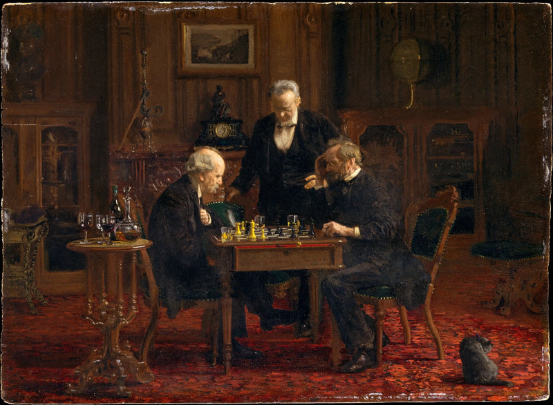 Skakspillere - Thomas Eakins