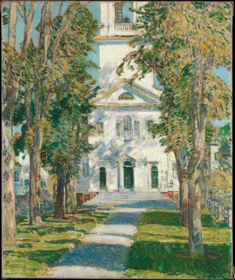 Gloucester Kirke - Childe Hassam