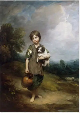 La fille du chalet - Thomas Gainsborough - Alpha Reproduction
