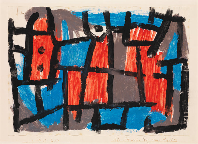The Hour Before One Night - Paul Klee