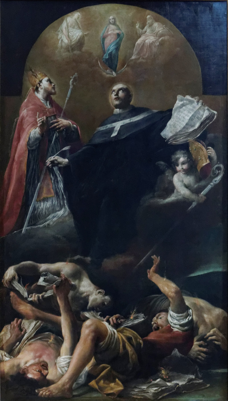 L'Immaculée Conception avec les saints Anselme et Martin - Giuseppe Maria Crespi