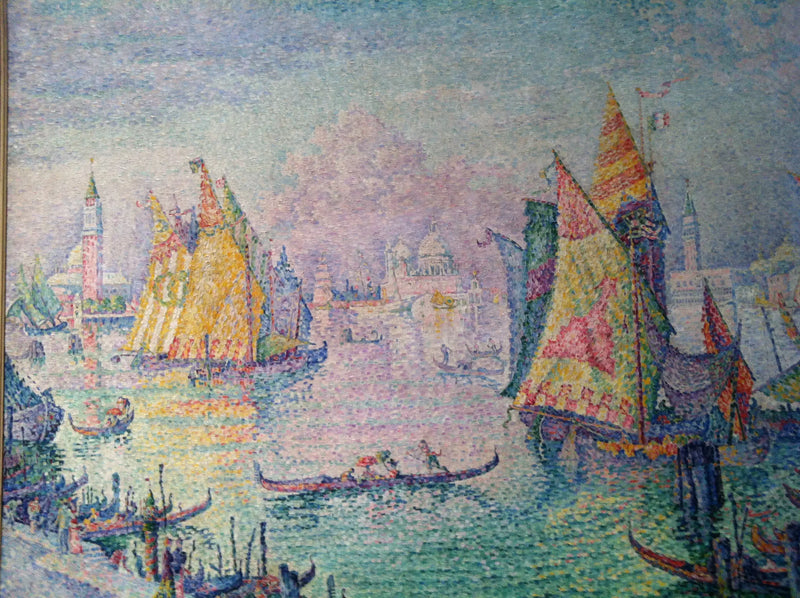 Lagunen ved Sankt Markus, Venedig - Paul Signac