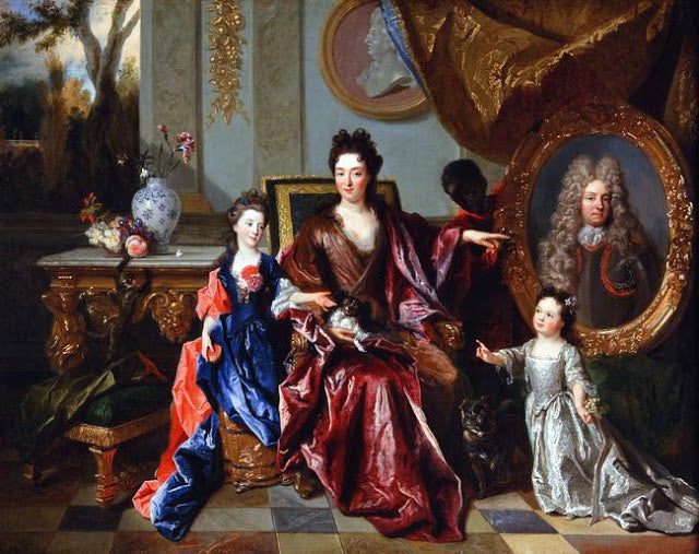 La marquise de Noailles et ses enfants - Nicolas de Largillière