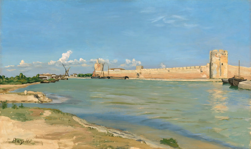 Aigues-Mortes' mure - Frédéric Bazille