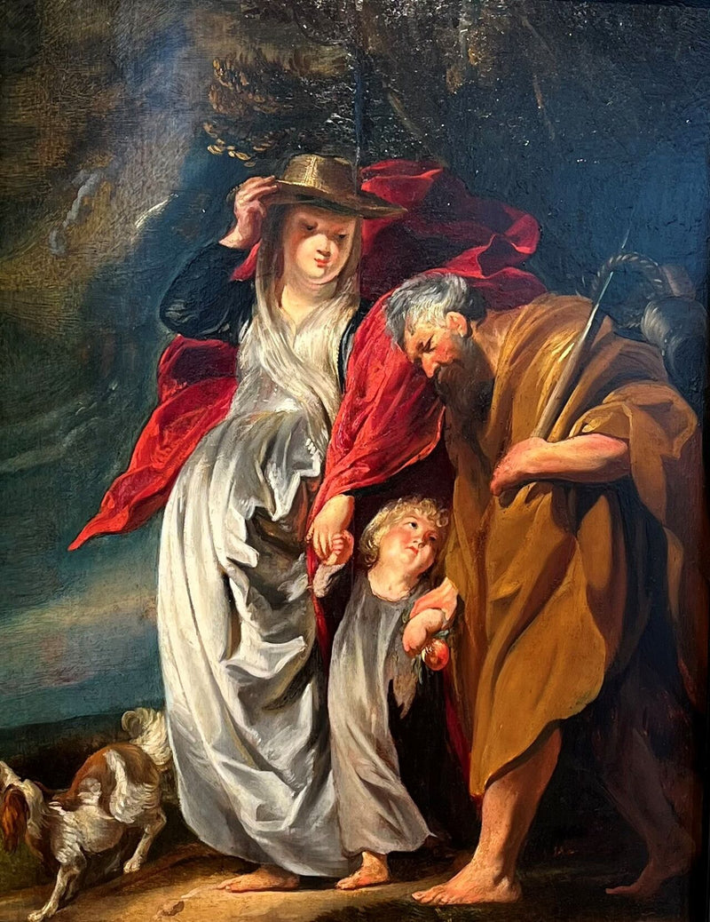 Le retour de la Sainte Famille après la fuite en Égypte - Jacob Jordaens