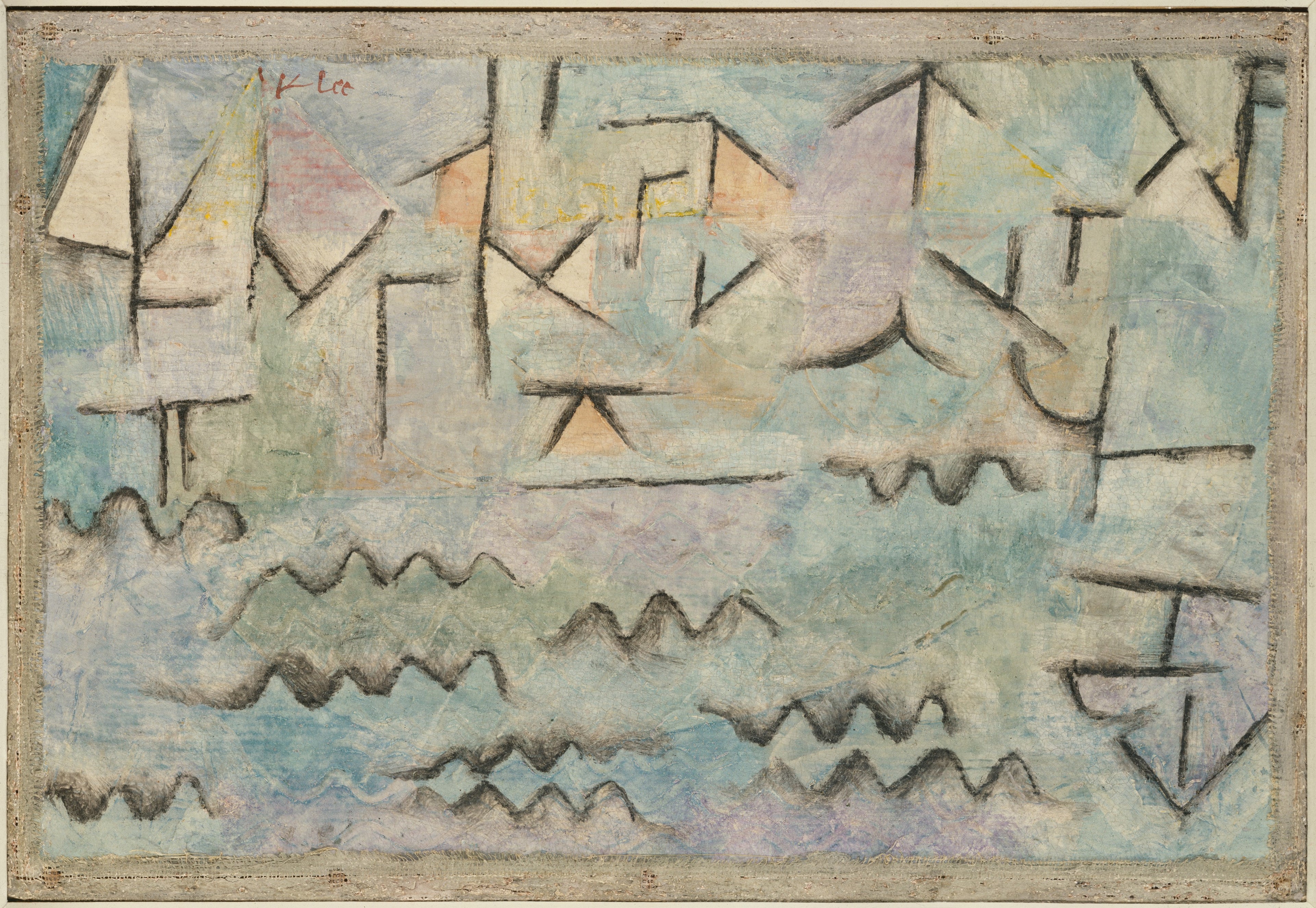 Rhin ved Duisburg - Paul Klee