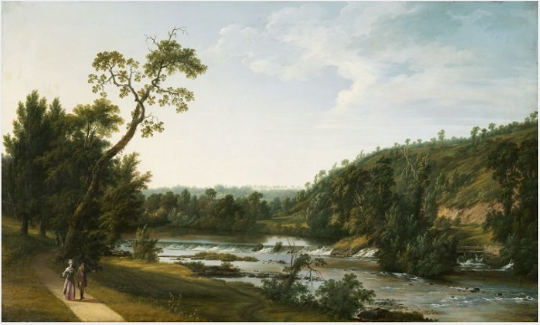 La Liffey dans le domaine de Lucan House - Thomas Roberts