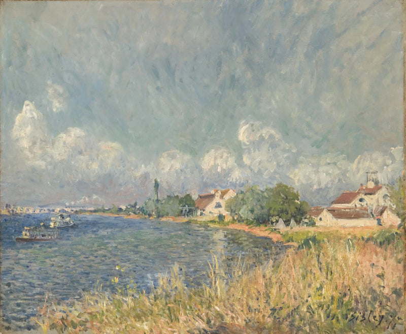 Seinen ved Billancourt - Alfred Sisley
