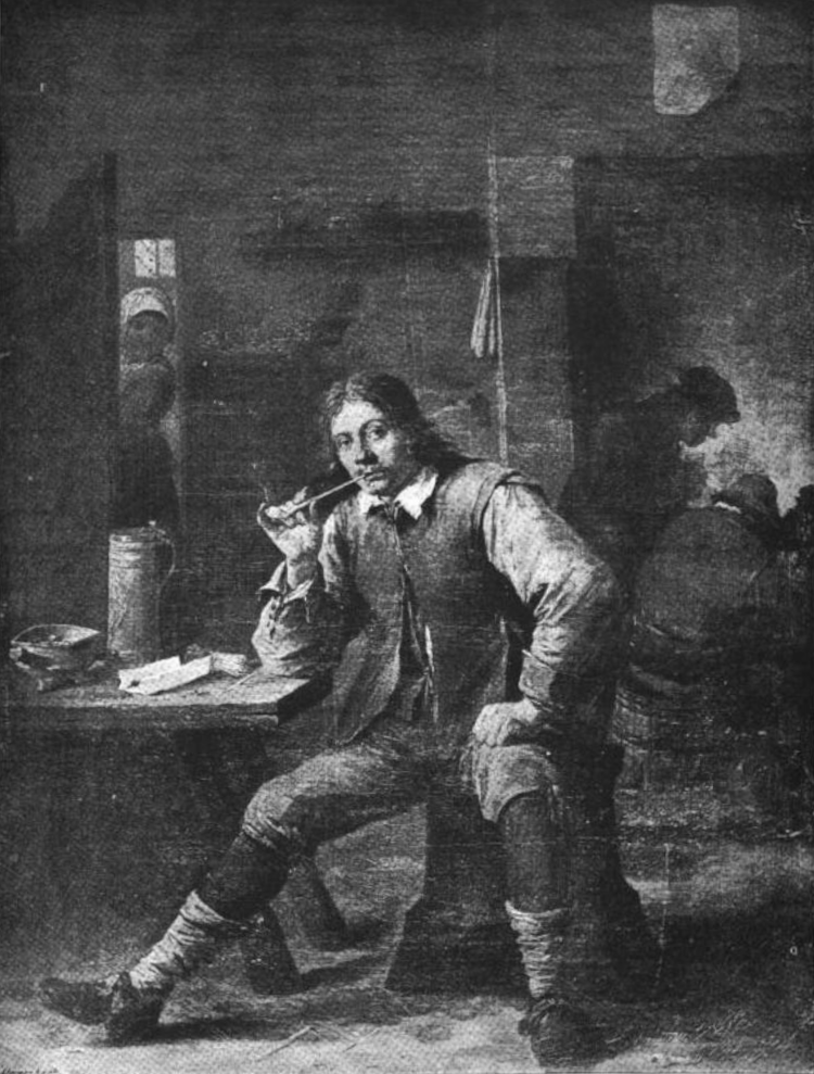 Le fumeur - David Teniers le Jeune
