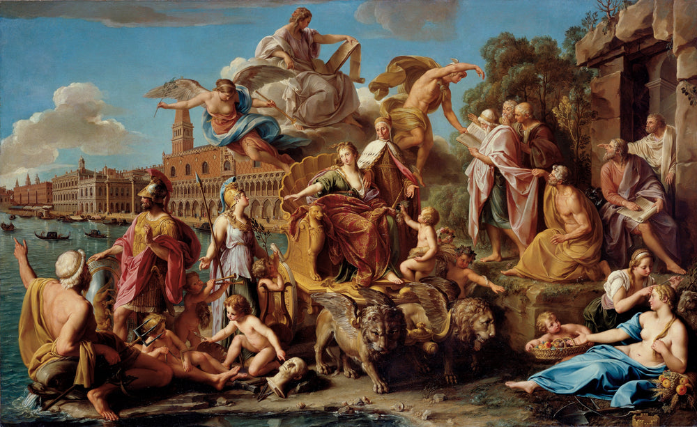 Le Triomphe de Venise - Pompeo Batoni image 1 reproduction artisanale de tableau