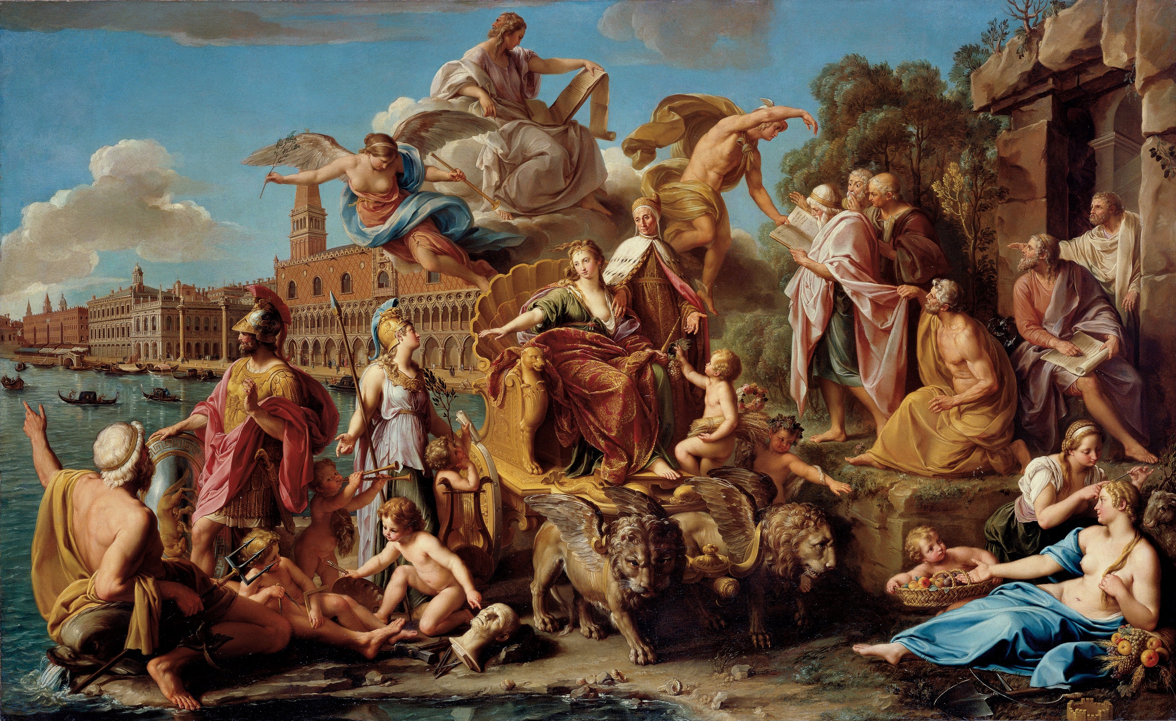 Le Triomphe de Venise - Pompeo Batoni - Alpha Reproduction