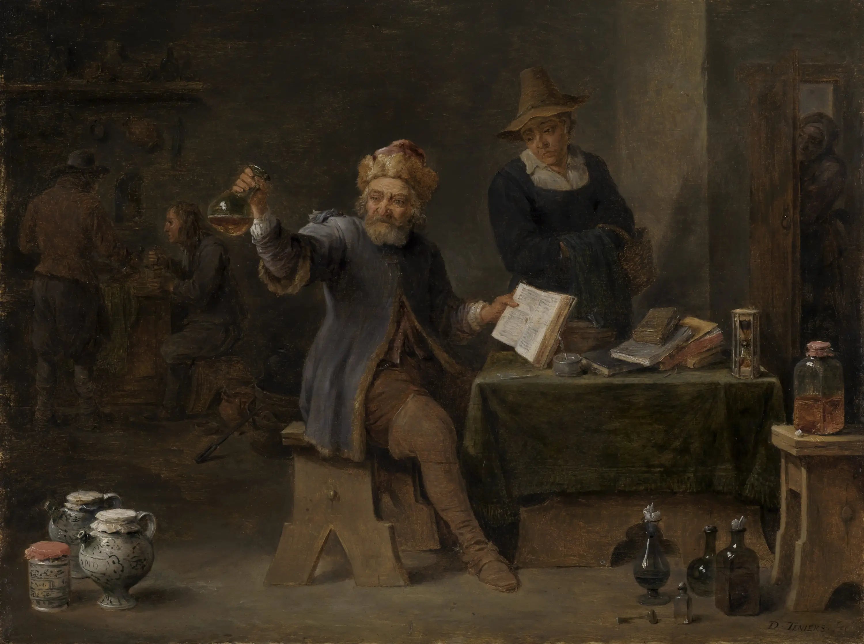 Médecin du village - David Teniers le Jeune - Alpha Reproduction