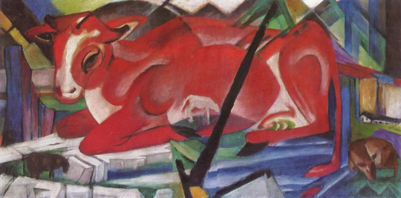 Verdens ko - Franz Marc