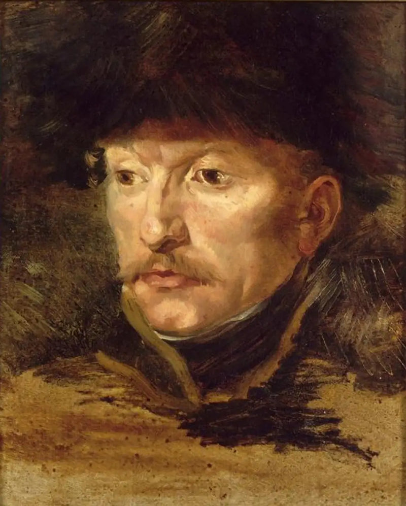 Portræt af løjtnant Dieudonné - Théodore Géricault
