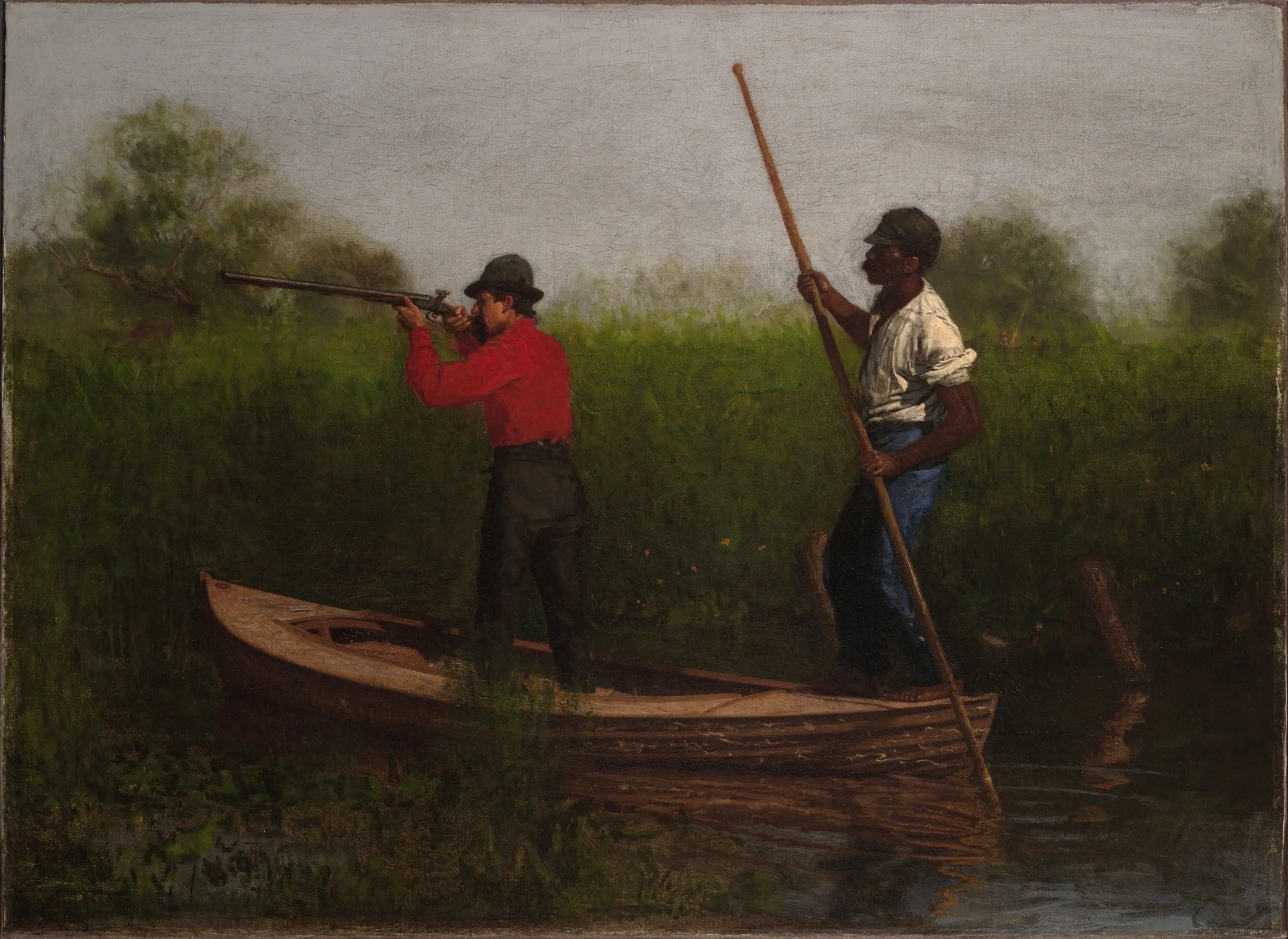 Fusillade ferroviaire sur le Delaware - Thomas Eakins - Alpha Reproduction