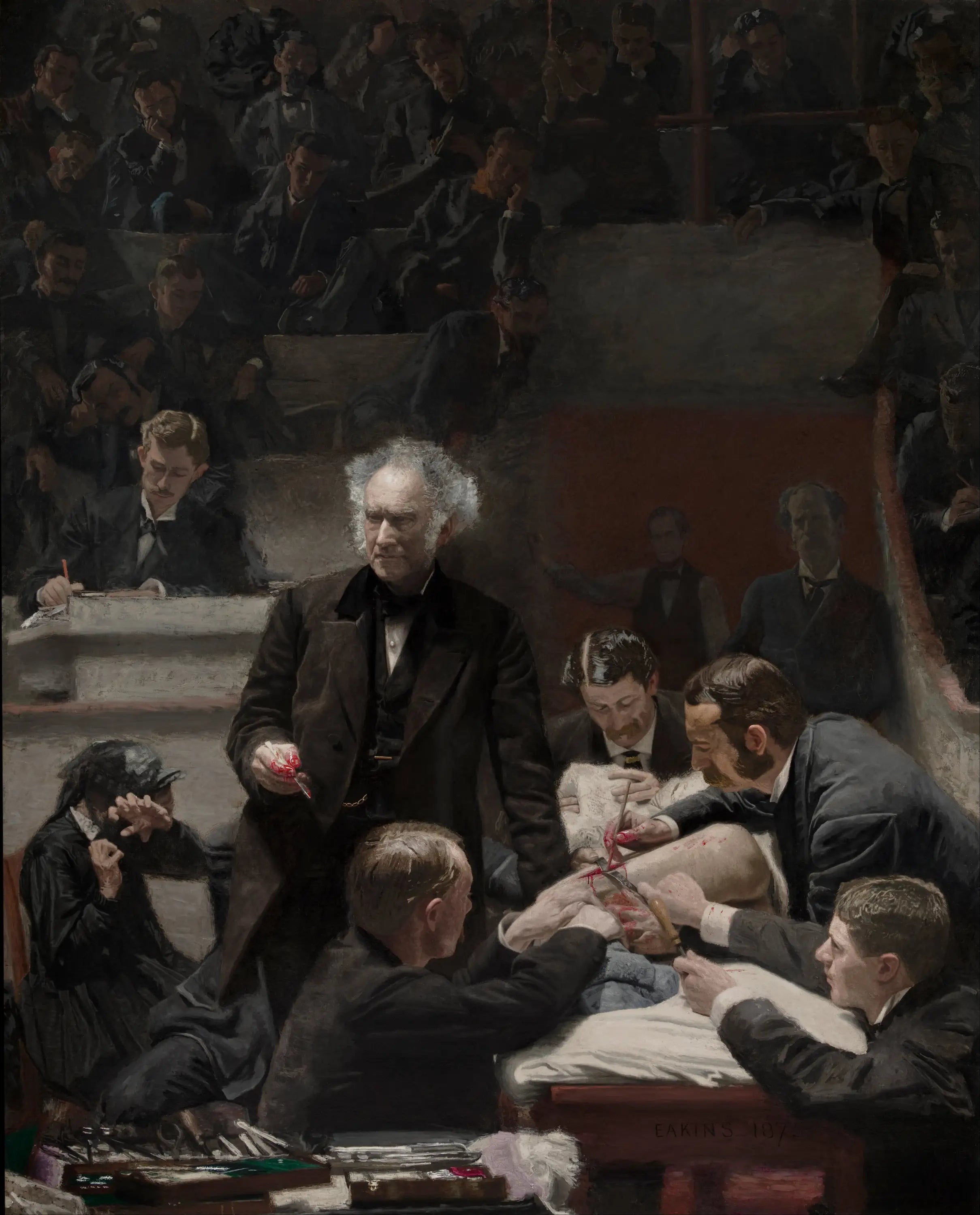 La Clinique du docteur Gross - Thomas Eakins - Alpha Reproduction