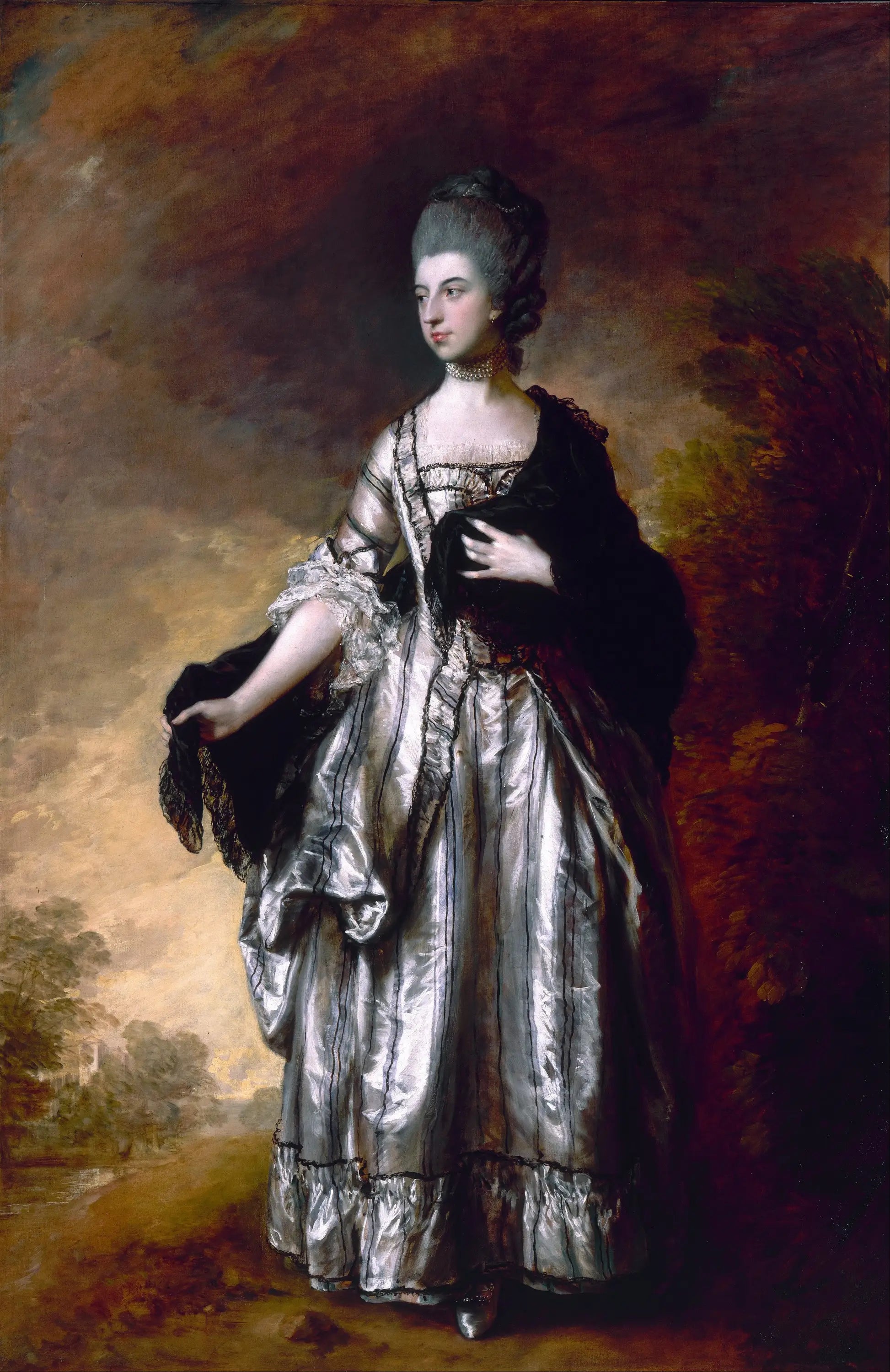 Isabelle vicomtesse Molyneux plus tard comtesse de Sefton - Thomas Gainsborough - Alpha Reproduction