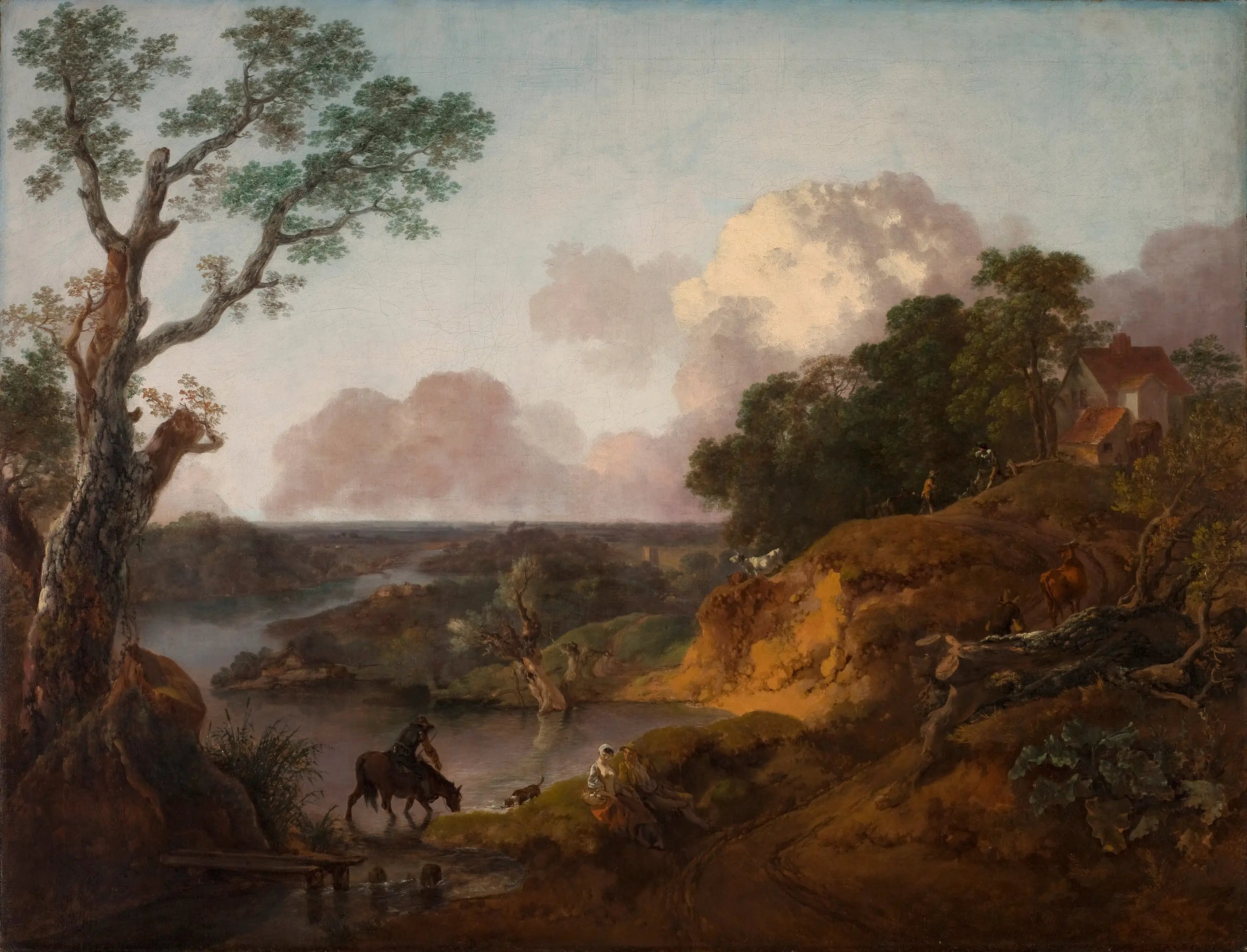 Vue dans le Suffolk - Thomas Gainsborough - Alpha Reproduction