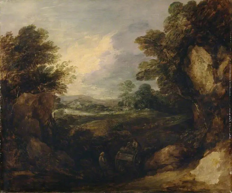 Paysage avec figures - Thomas Gainsborough - Alpha Reproduction