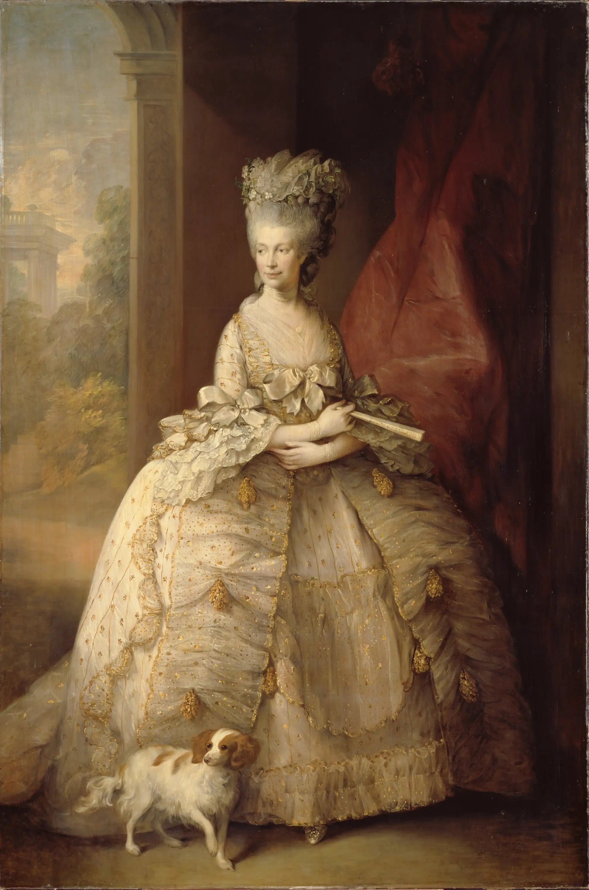 Portrait de la reine Charlotte d’Angleterre - Thomas Gainsborough - Alpha Reproduction