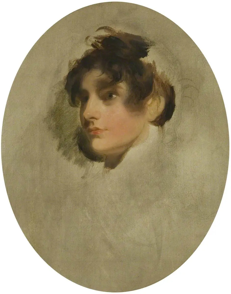 Tête d’une jeune femme inconnue - Thomas Lawrence - Alpha Reproduction