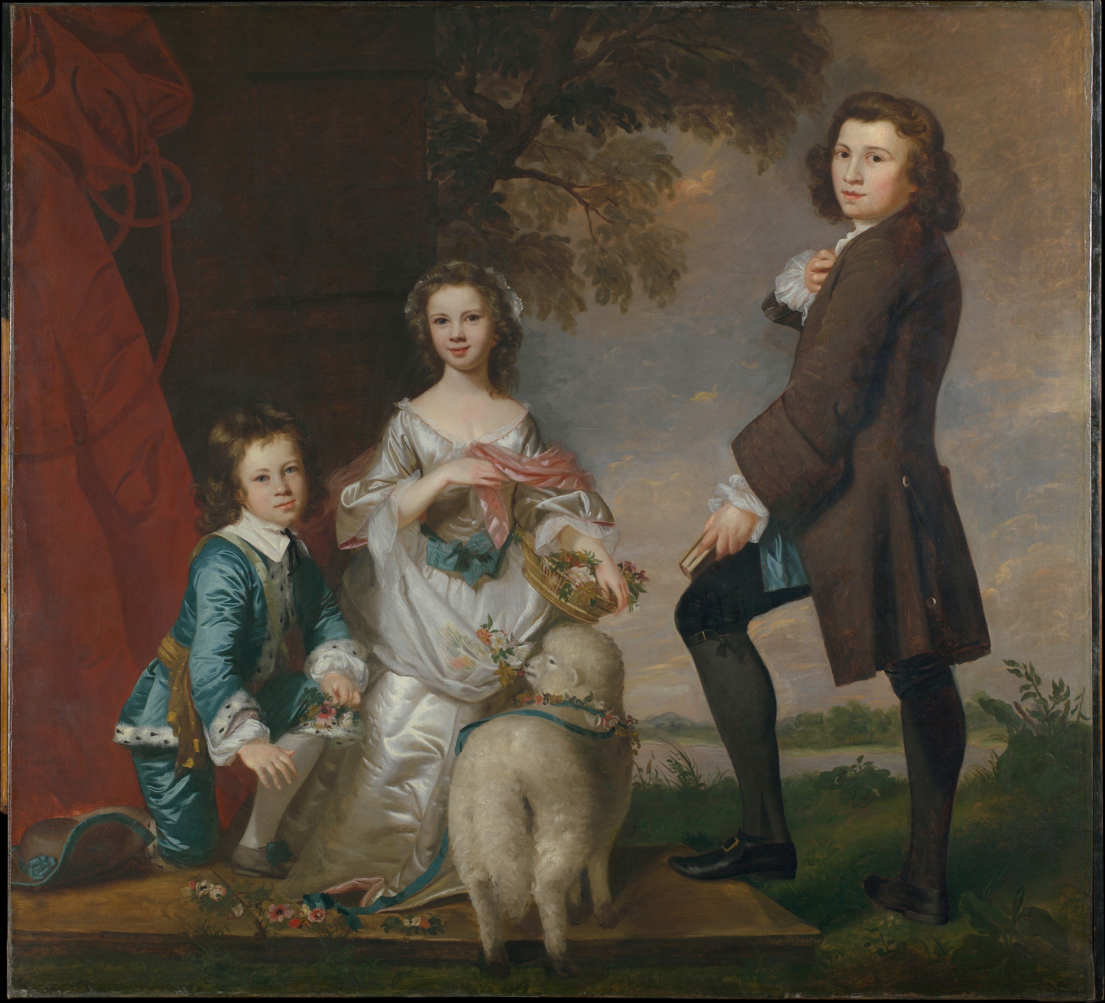 Thomas (1740–1825) et Martha Neate (1741–après 1795) avec son tuteur, Thomas Needham - Joshua Reynolds
