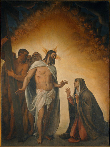 Le Christ apparaissant à sa mère après sa résurrection - Titian
