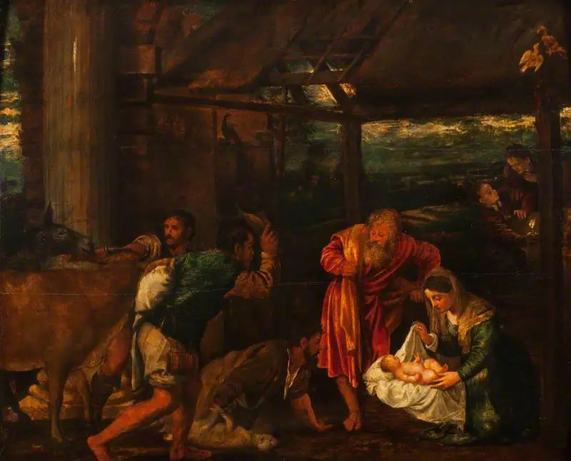 L’Adoration des bergers - Titian - Alpha Reproduction