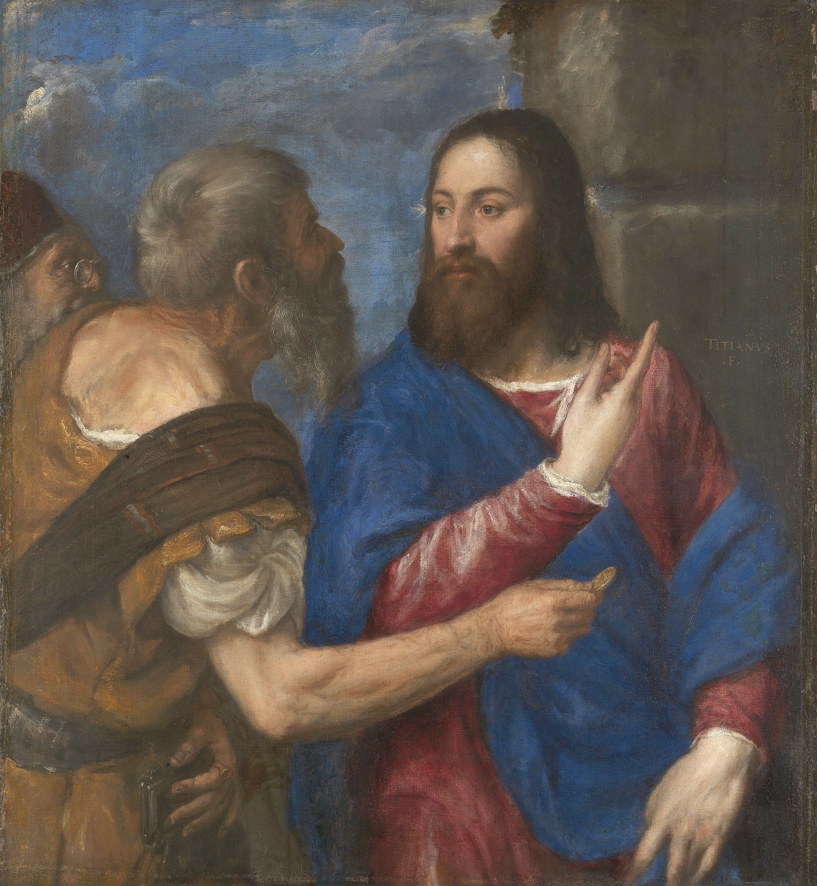 L'argent du tribut - Titian