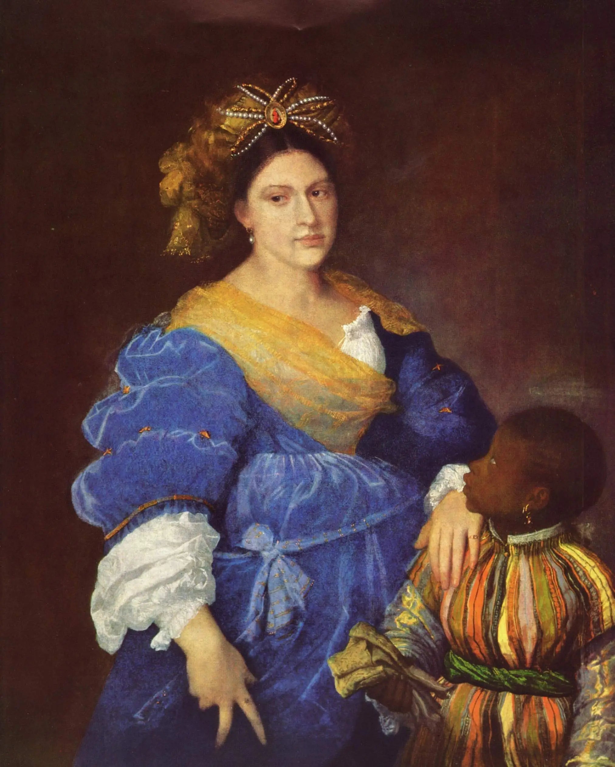 Portrait de Laura Dianti - Titian - Alpha Reproduction