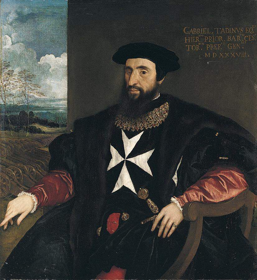 Portrait de Gabriele Tadino - Titian