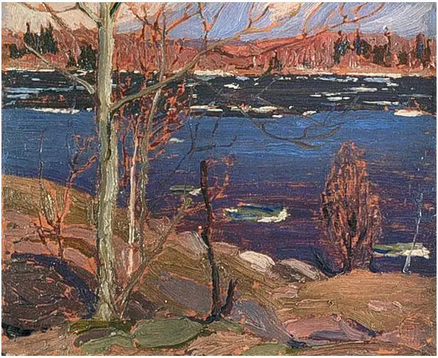 L’ouverture des rivières: Esquisse pour « Débâcle » - Tom Thomson - Alpha Reproduction
