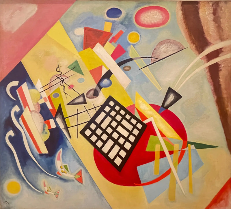 Sort væv - Vassily Kandinsky