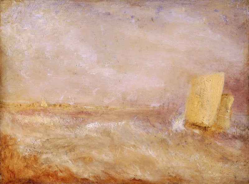 En sejlbåd ved Deal - J. M. W. Turner